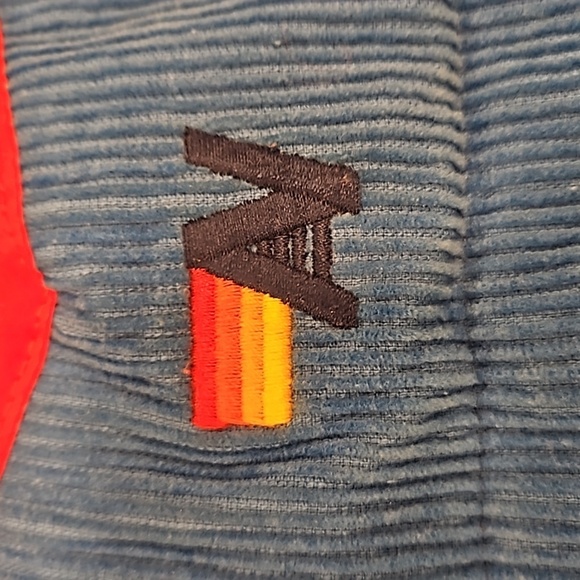 💕AVIATOR NATION💕 Reversible Sleeveless Corduroy Vest ~ Red & Blue Small - Picture 10 of 12